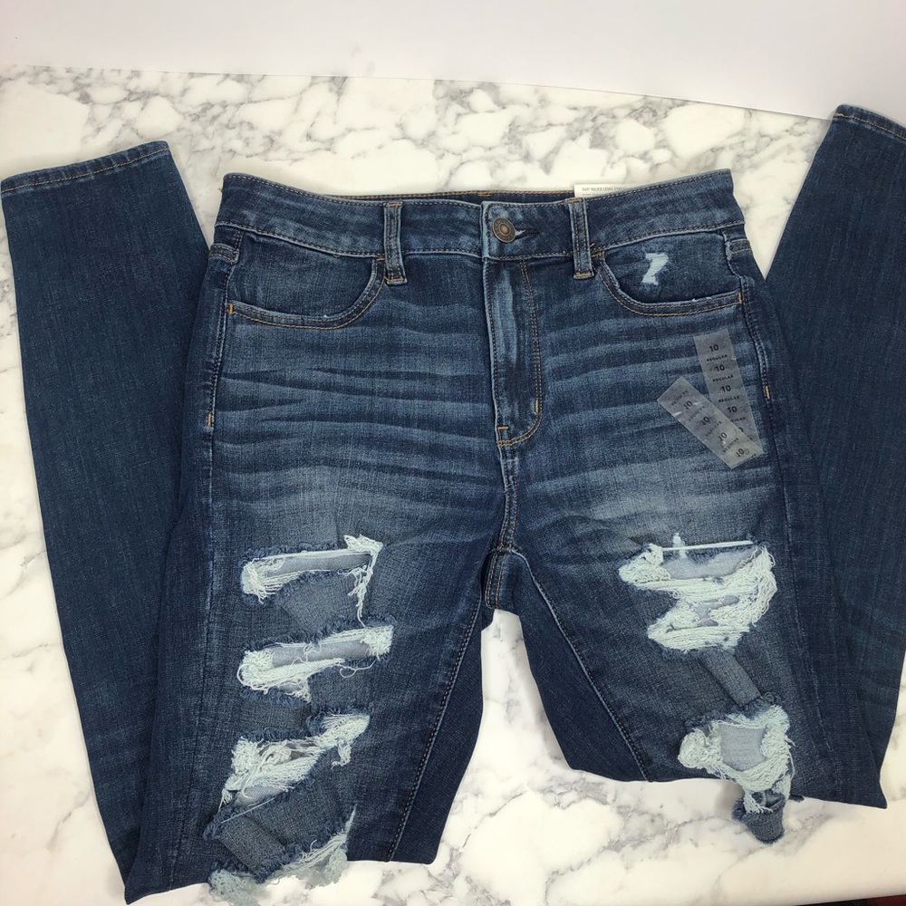 American eagle high rise Jeggings NWOT 10 skinny